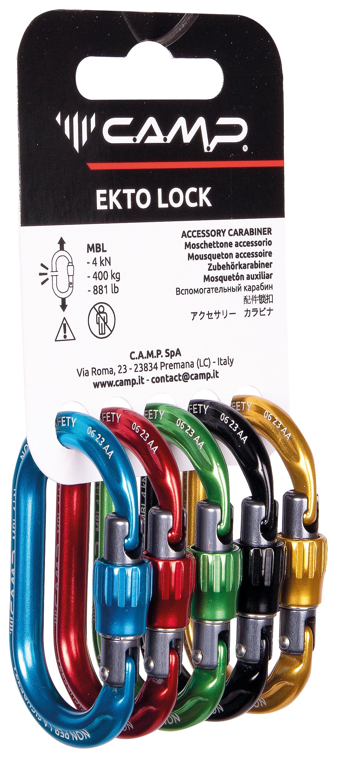CAMP Ekto Lock Accessory Carabiner
