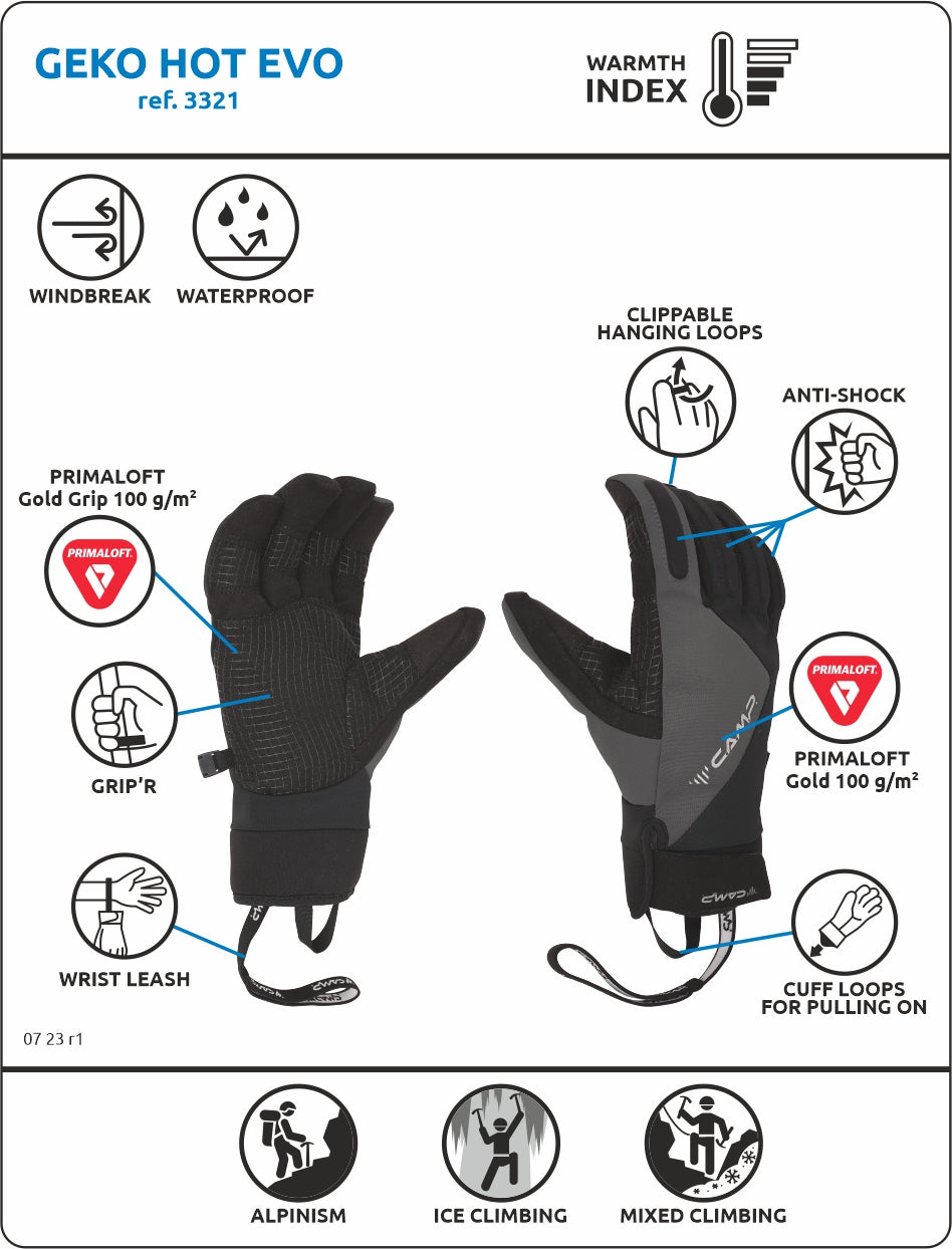 CAMP Geko Hot EVO Gloves