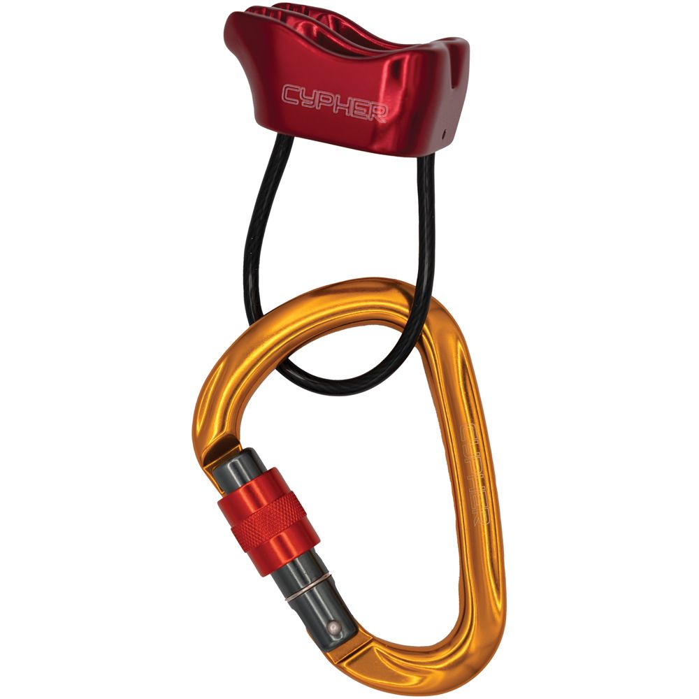 Cypher XF Belay Device and HMS Carabiner Kit
