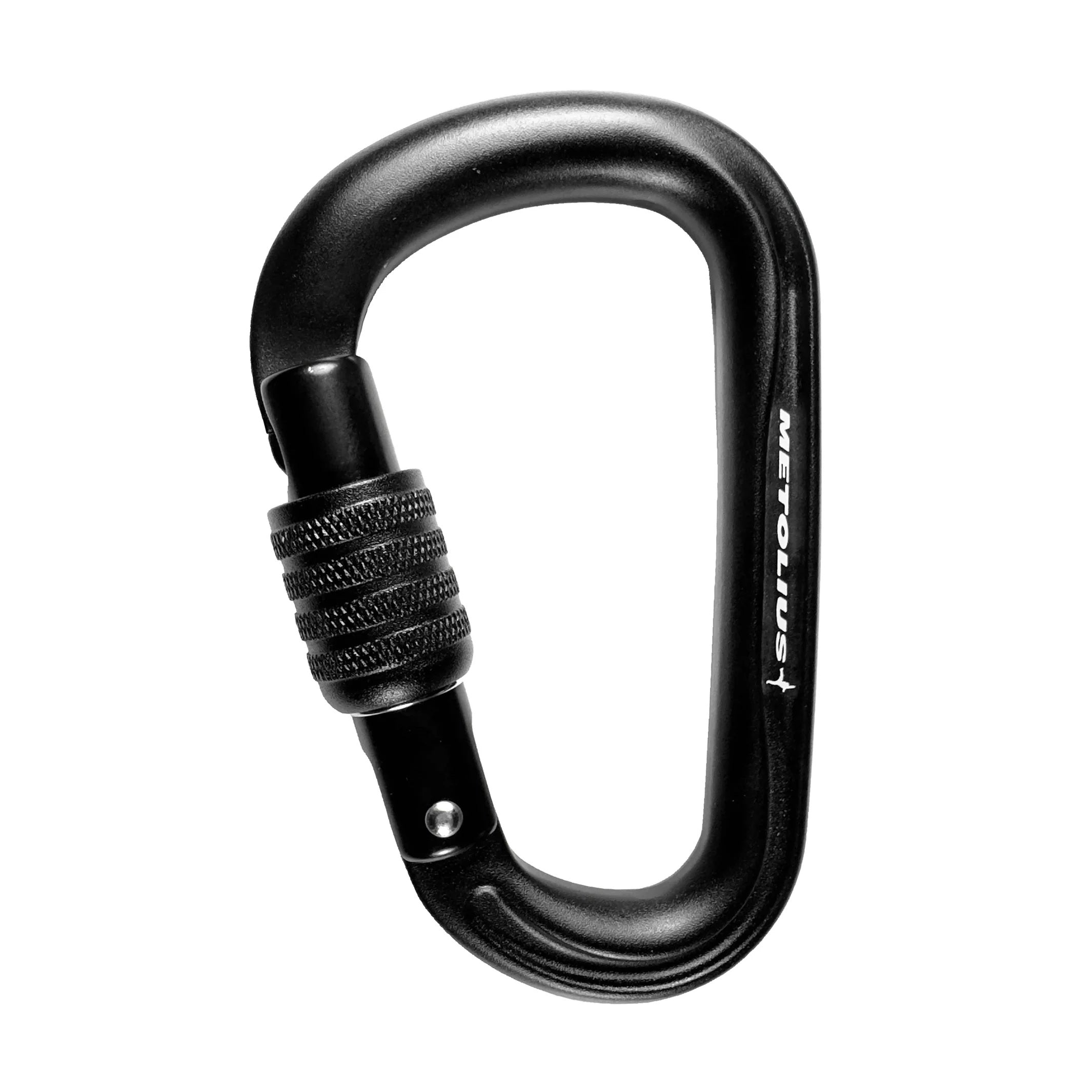 Metolius Element II Screw Lock Carabiner - Black