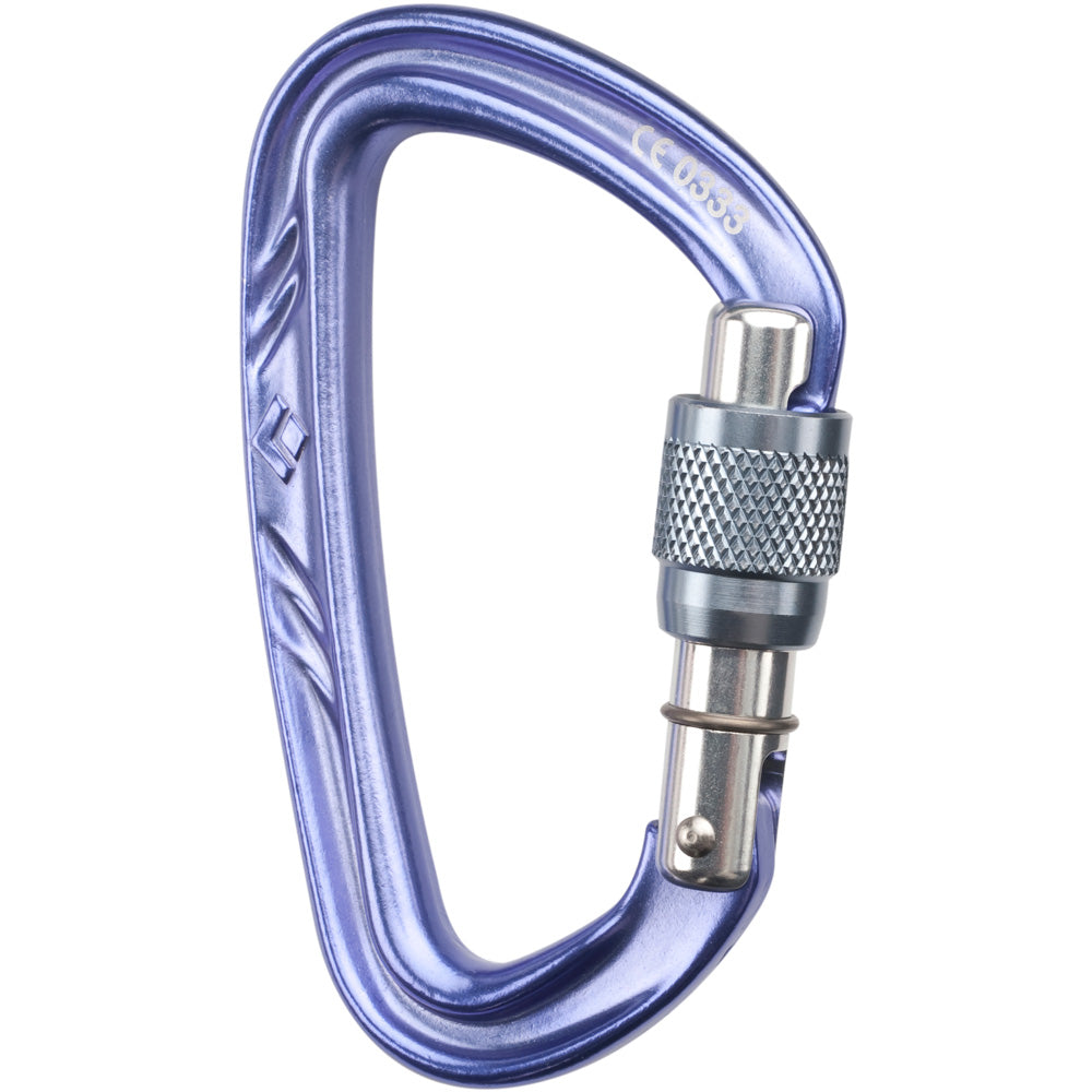 Black Diamond Nitron Screwgate Carabiner - CLOSEOUT