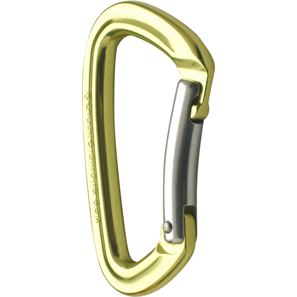 Black Diamond Positron Bent Gate Carabiner - BLEM