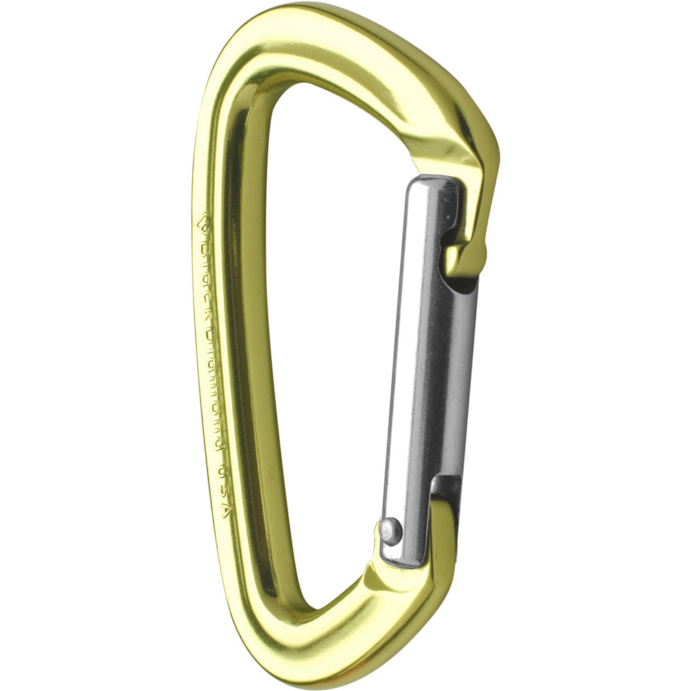 Black Diamond Positron Straight Gate Carabiner - CLOSEOUT