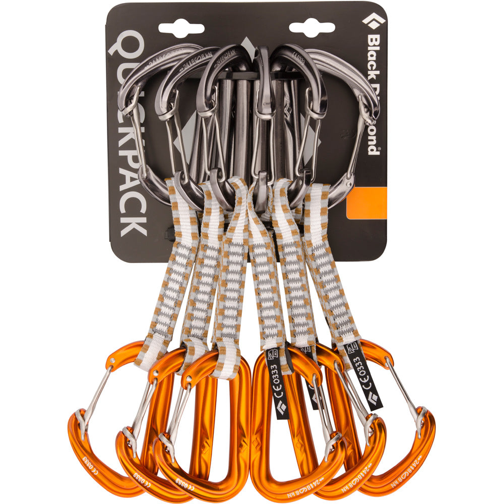 Black Diamond Hoodwire Quickdraw 12cm (6 pack) - CLOSEOUT