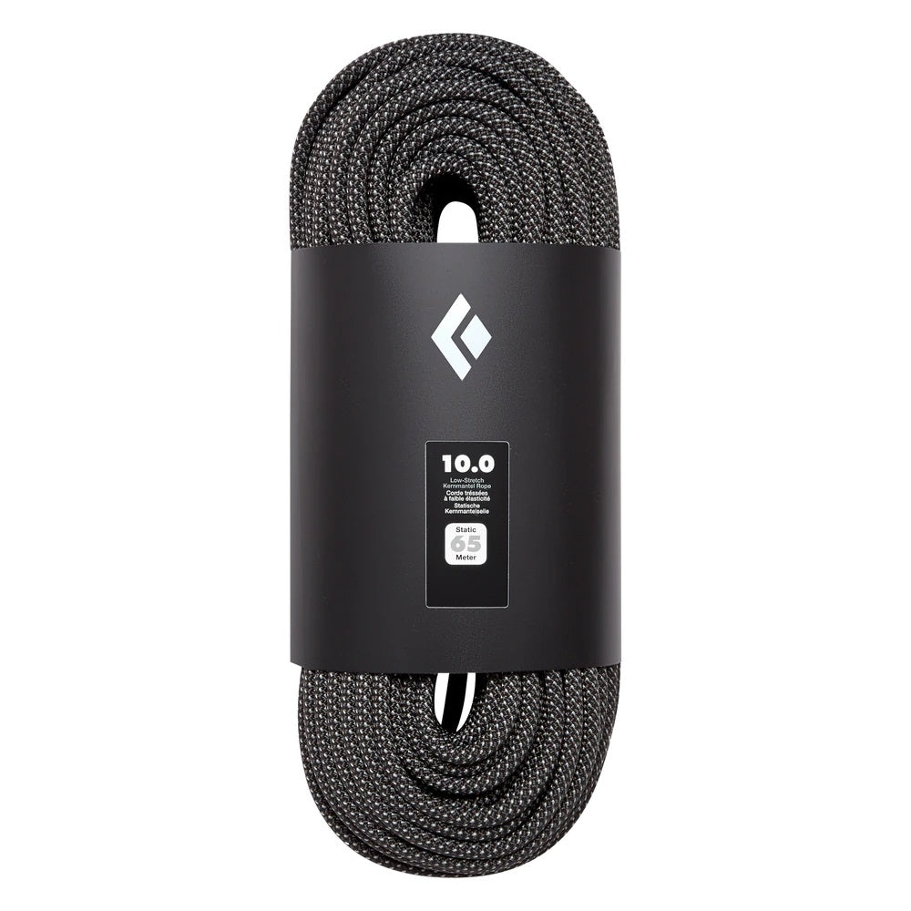 Black Diamond 10.0mm Static Rope Black - 65M