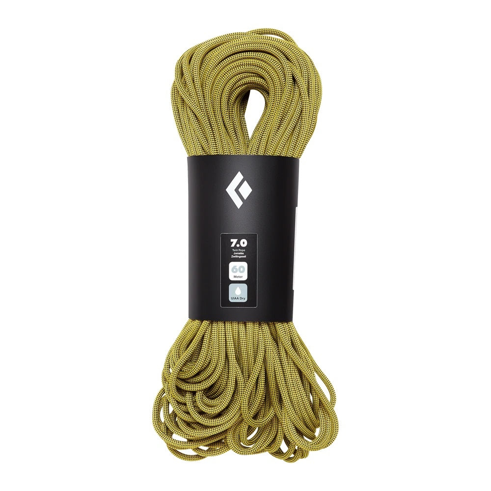 Black Diamond 7.0mm Dynamic Rope DRY 60M