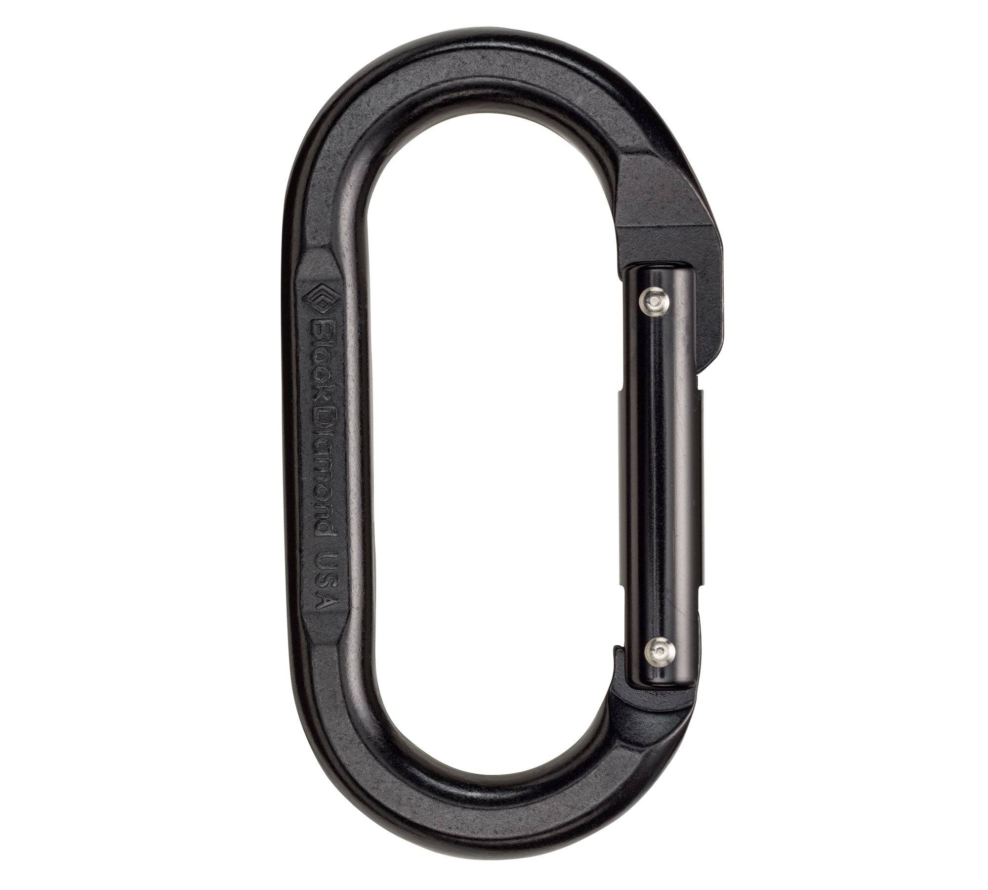 Black Diamond Oval Carabiner - Black