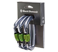 Black Diamond Positron Screwgate Carabiner - 3 Pack