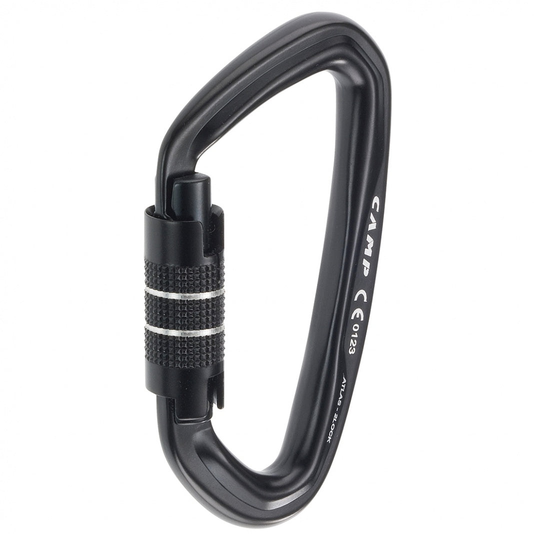 CAMP Atlas 2Lock Carabiner - Black