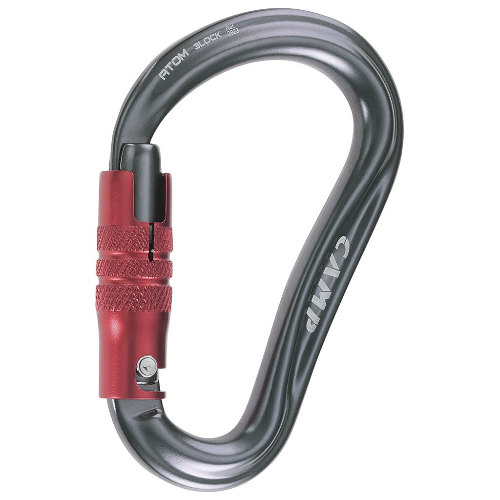 CAMP Atom 3Lock Carabiner - Gun Metal