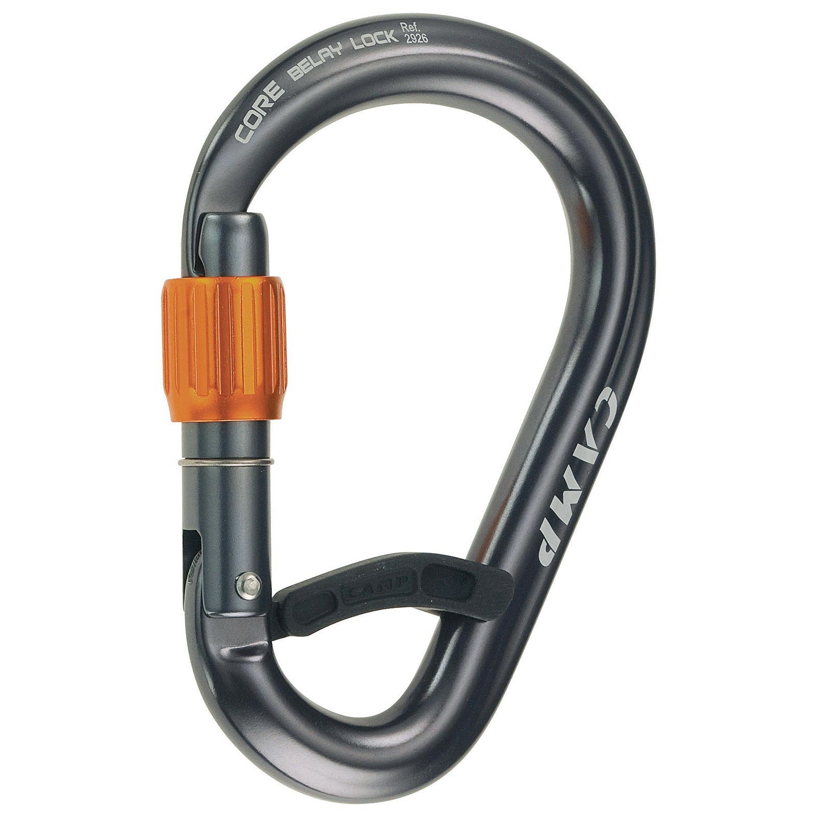 CAMP Core Belay Lock Carabiner - Gun Metal