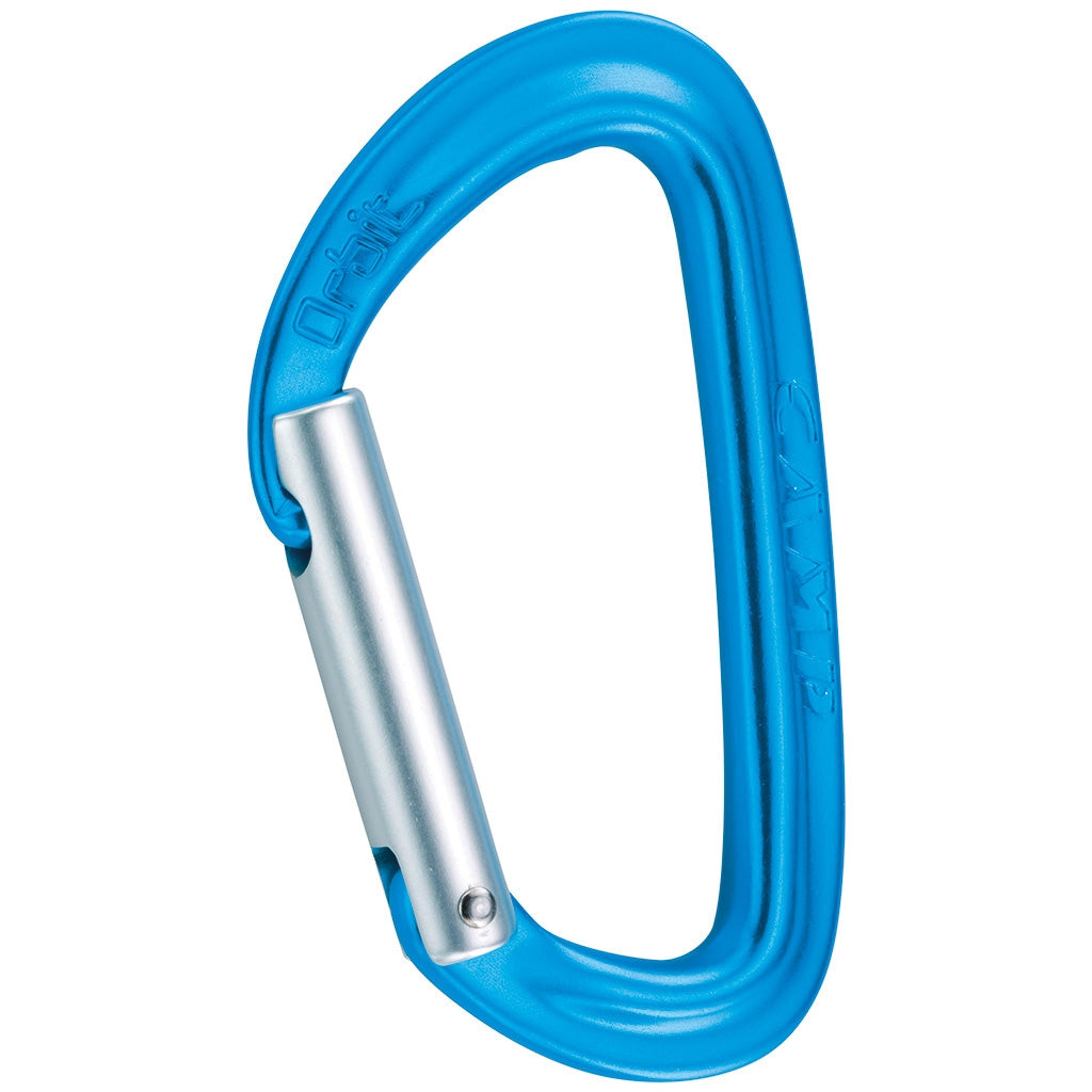 CAMP Orbit Straight Gate Carabiner - Blue - CLOSEOUT