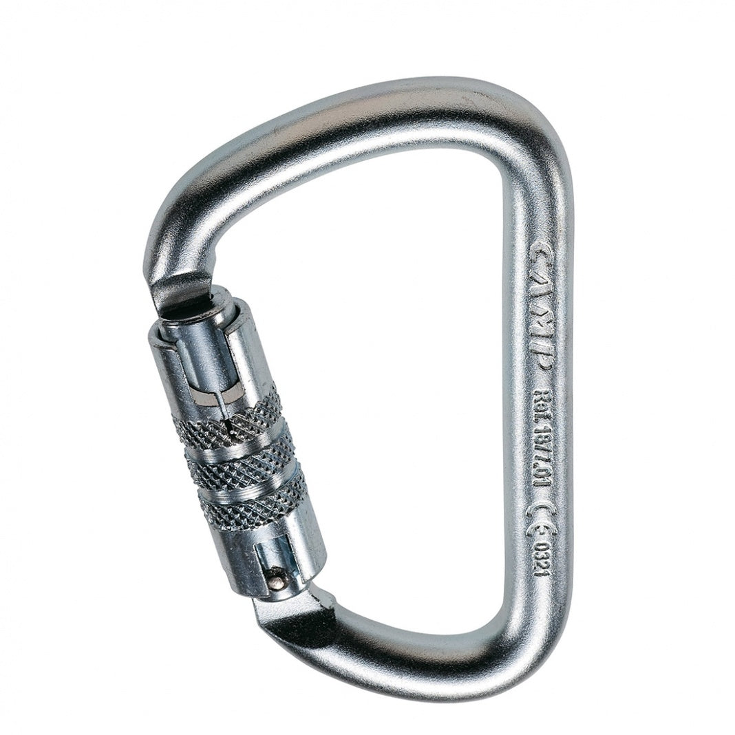 CAMP Steel D Pro 2Lock Carabiner