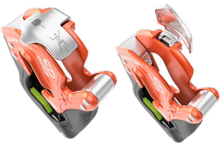 Climbing Technology Click-Up Plus w/ HMS Carabiner Orange