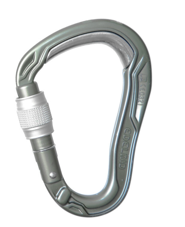 Edelrid HMS Bulletproof Screw Gate Carabiner - Slate