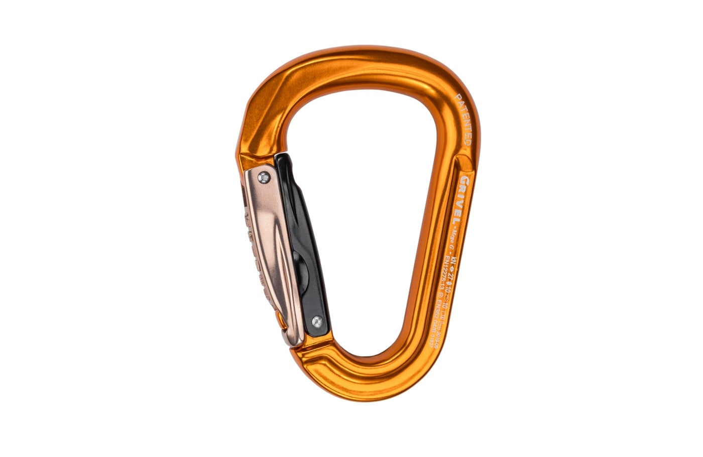 Grivel Mega HMS 2.0 Twin Gate Carabiner - Orange
