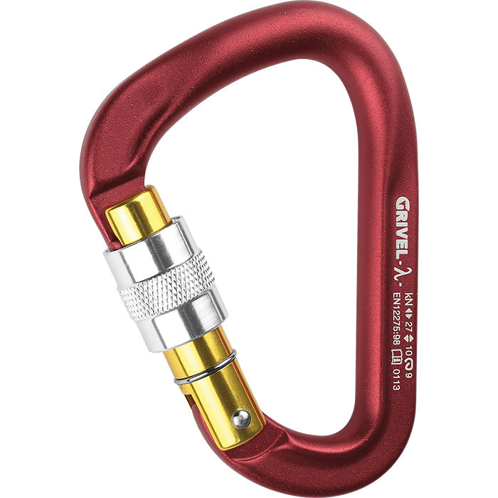 Grivel Lambda Screw Gate Carabiner