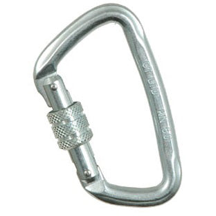 Liberty Mountain Steel Modified 'D' Key Lock Screw Gate Carabiner