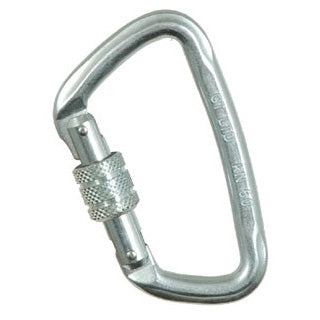 Liberty Mountain Steel Modified 'D' Screw Gate Carabiner