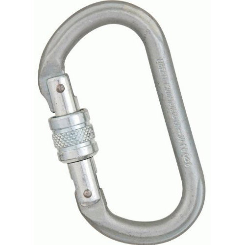 Liberty Mountain Steel Oval Screwgate Carabiner