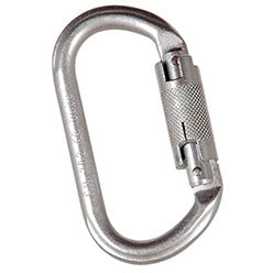 Liberty Mountain Steel Oval Twist Lock Carabiner