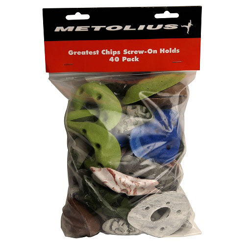 Metolius Greatest Chips 40 Assorted Screw-On Holds