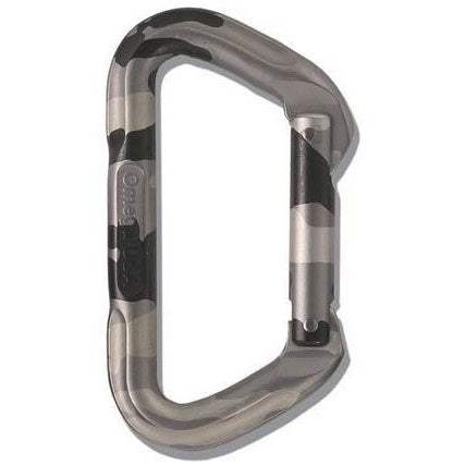 Omega Pacific D Straightgate Carabiner Field Camo CLOSEOUT