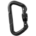 Omega Pacific D Screw-Lok Carabiner Black with Camo Gate CLOSEOUT