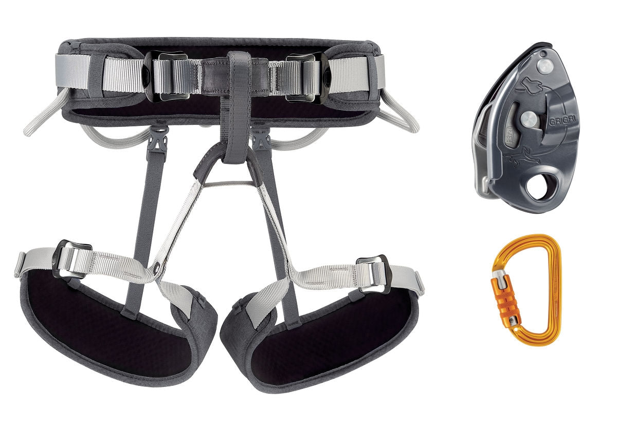 Petzl Corax Harness  & Grigri Kit