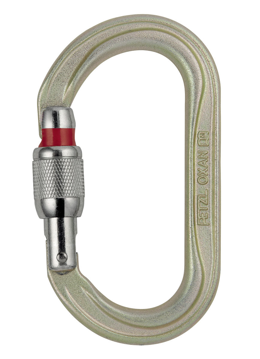 Petzl OXAN Steel Screw Lock Carabiner