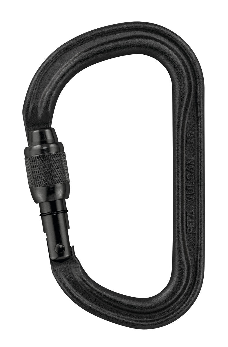 Petzl Vulcan Screw Lock Steel Carabiner - Black