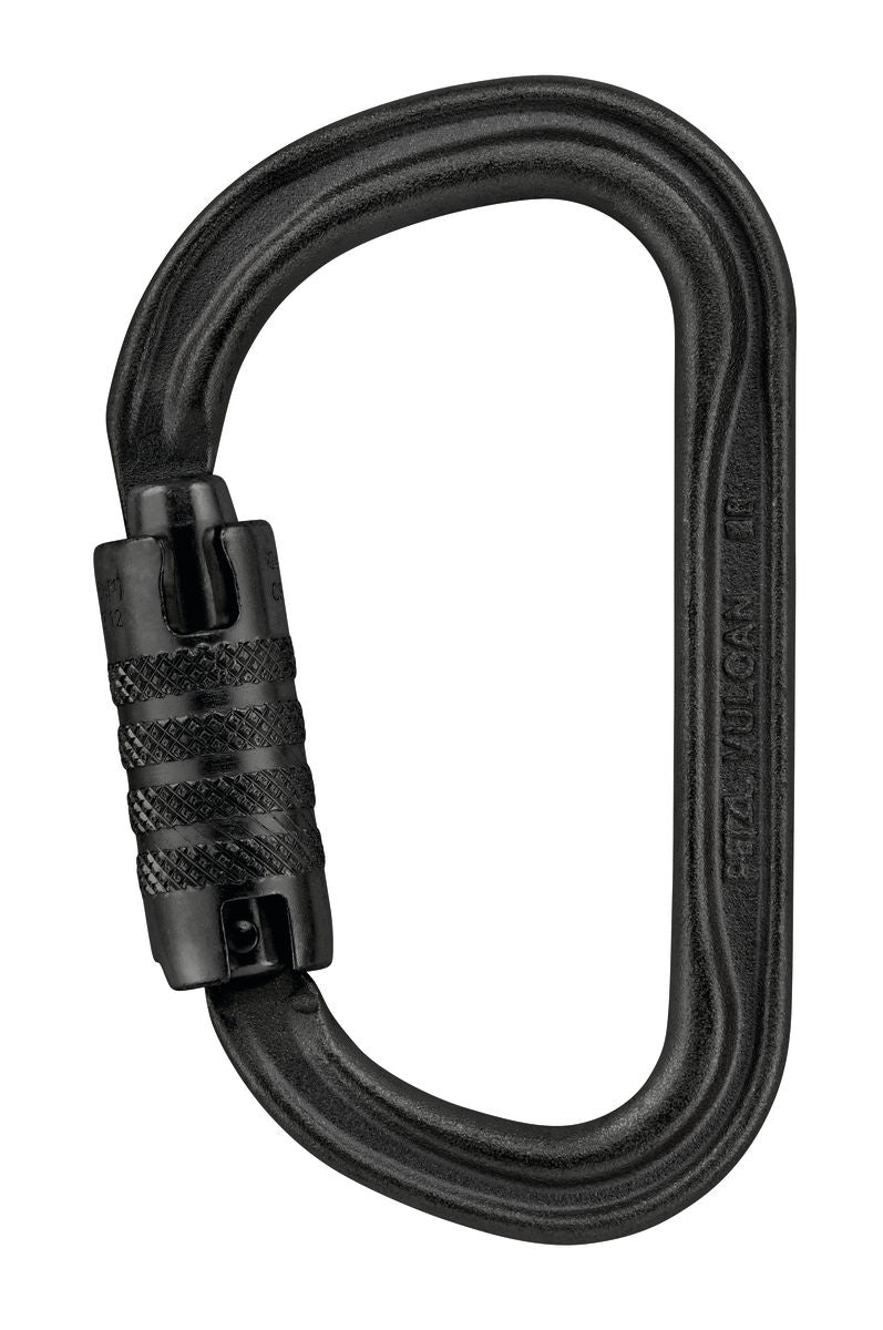 Petzl Vulcan Triact Lock Steel Carabiner - Black