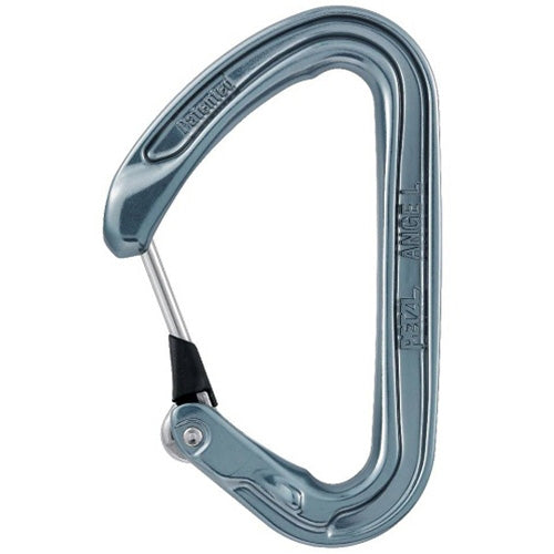 Petzl Ange L Wiregate Carabiner (Dark Gray)