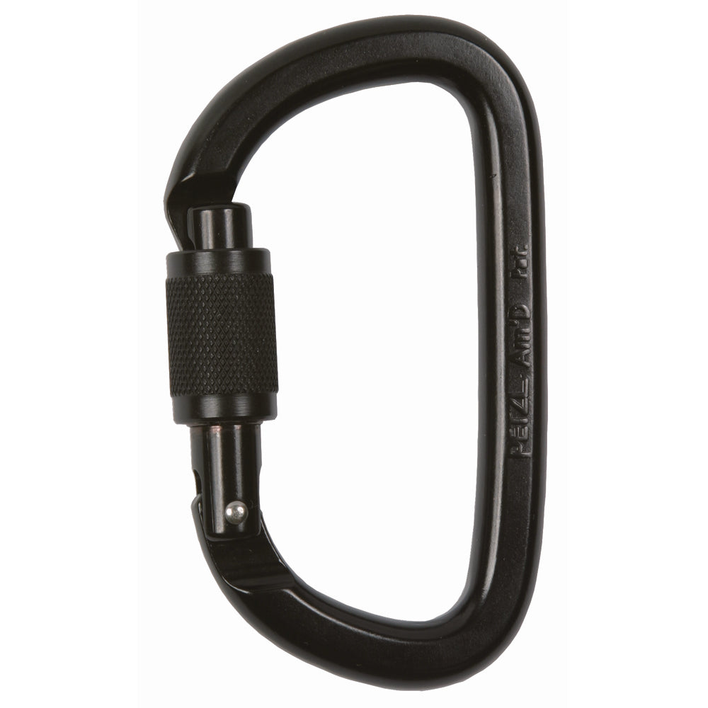 Petzl Am'd Screw Lock Carabiner - Black