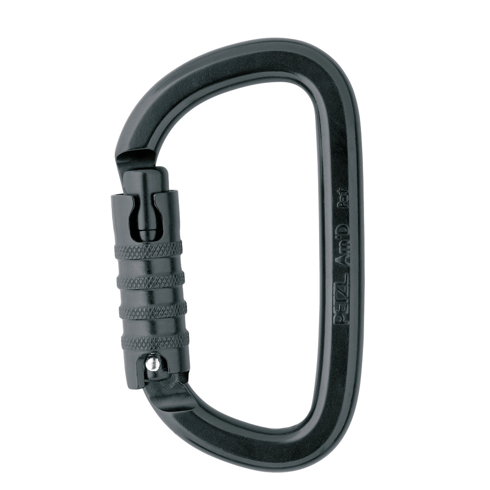 Petzl Am'd Triact Lock Carabiner - Black - CLOSEOUT