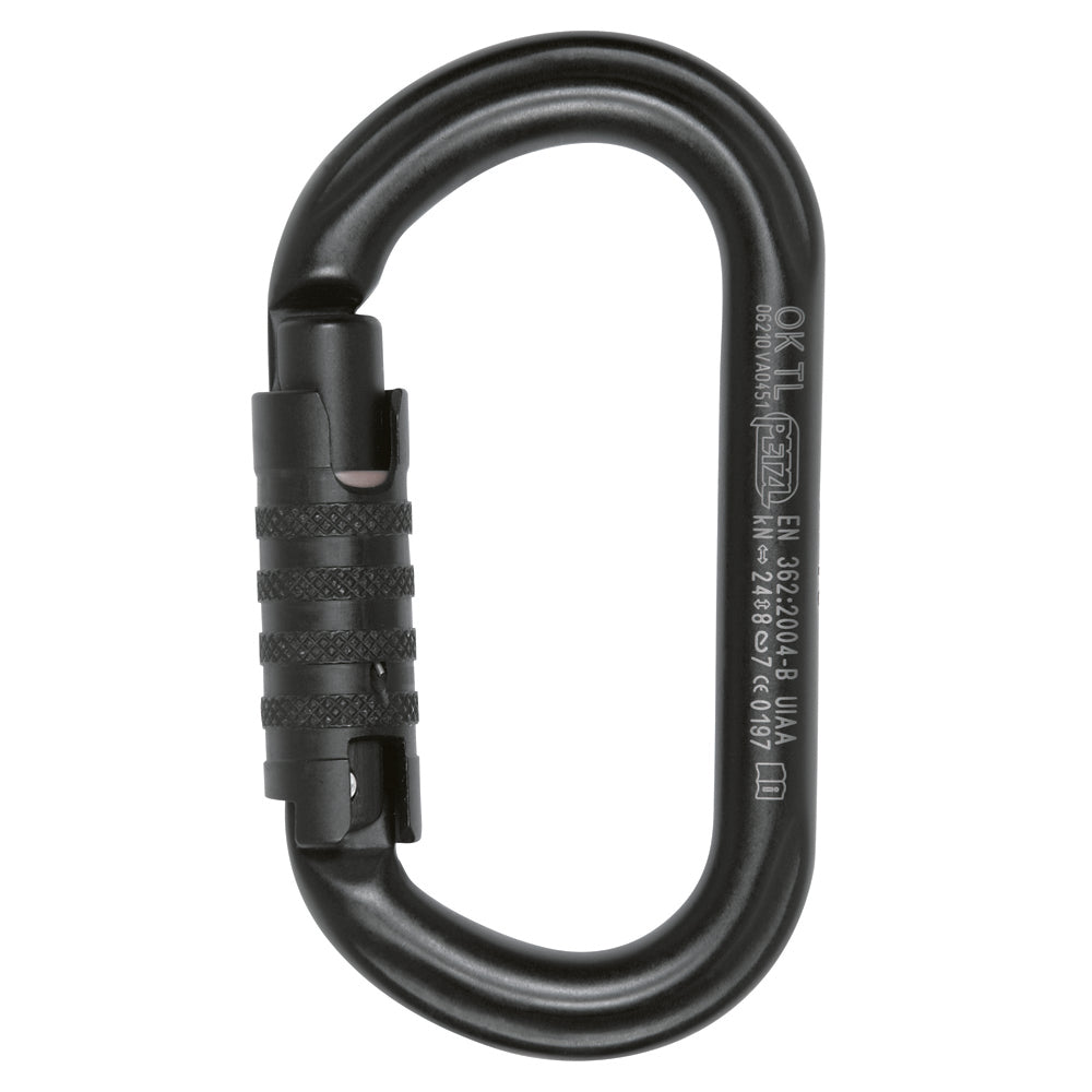 Petzl OK Triact Lock Carabiner - Black