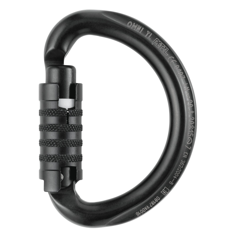 Petzl Omni Triact Lock Carabiner - Black