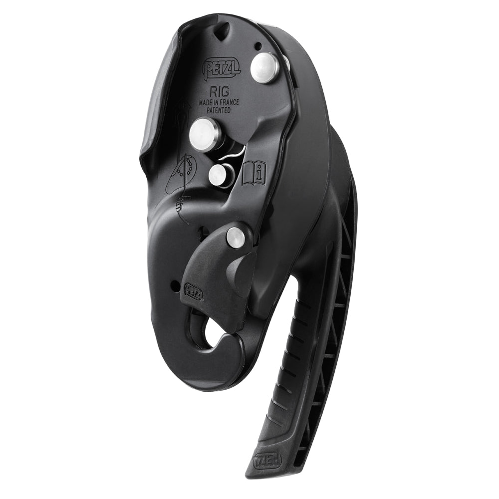 Petzl Rig Descender - Black