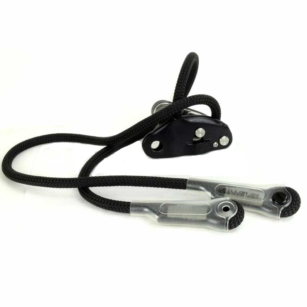 Petzl Grillon Lanyard with Handle - 1.5M - Black