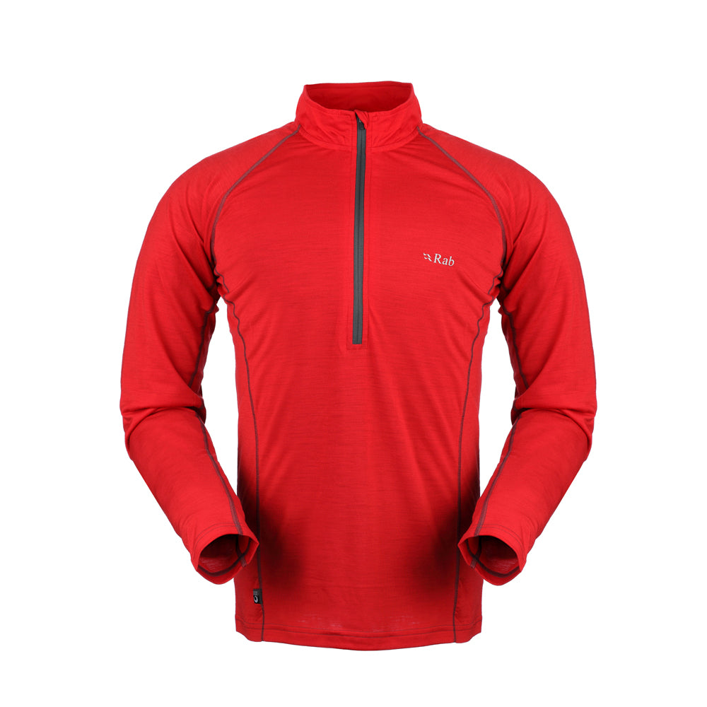 Rab MeCo 165 Long Sleeve Zip Tee