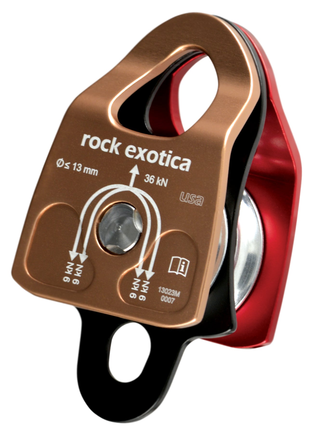 Rock Exotica Machined Rescue Pulley Double